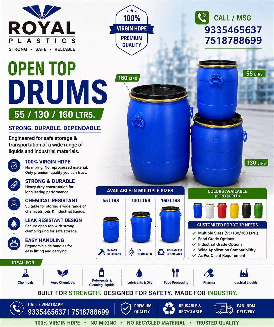 Blow Molded Containers