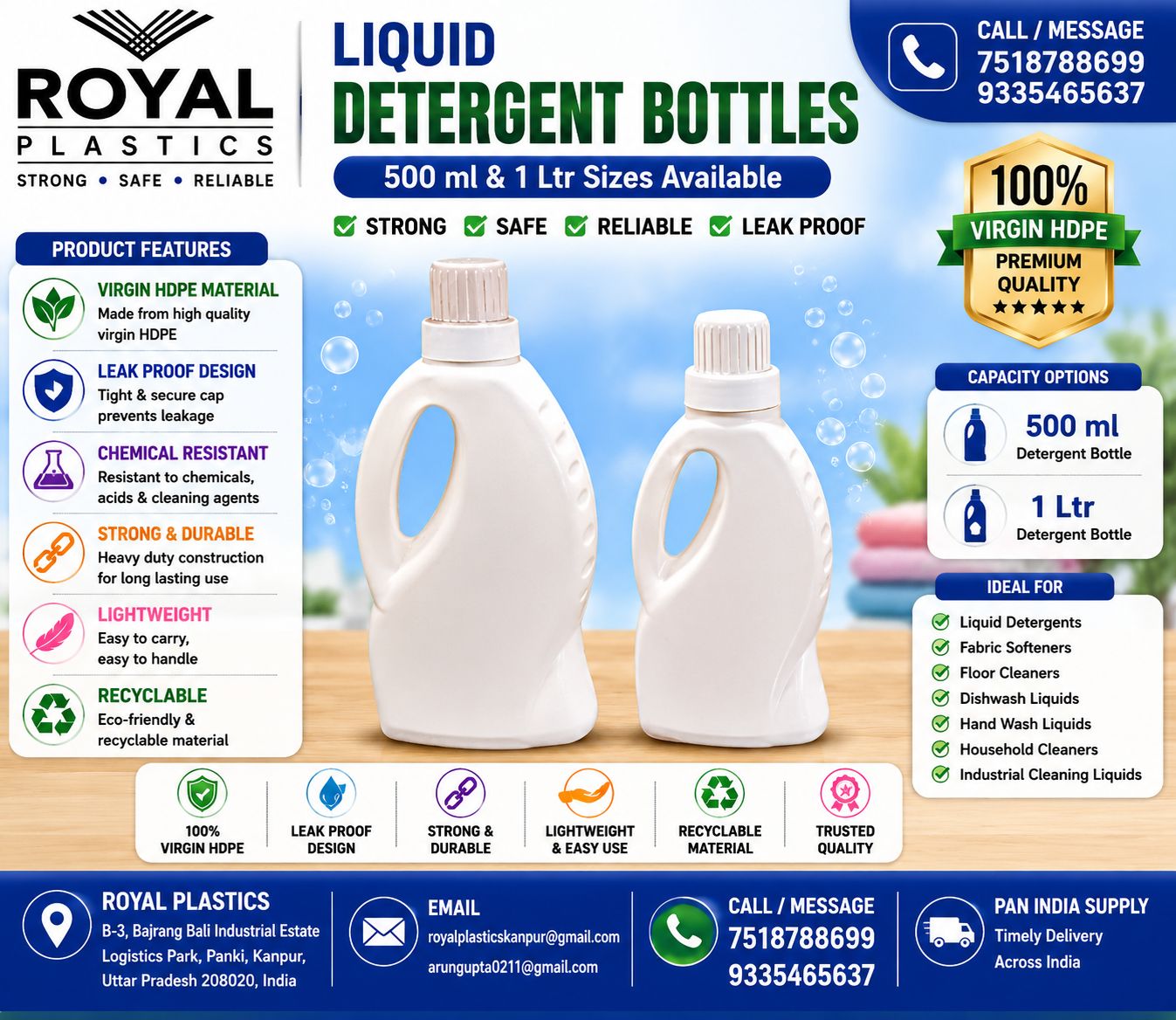 Royal Plastics Product Range